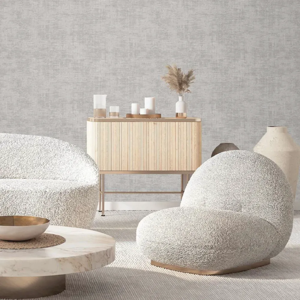 Luxe Linen Texture Wallpaper – Multi-Tone Elegance