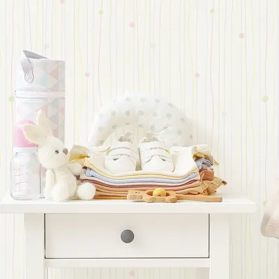 Pastel Raindrop Whimsy Wallpaper
