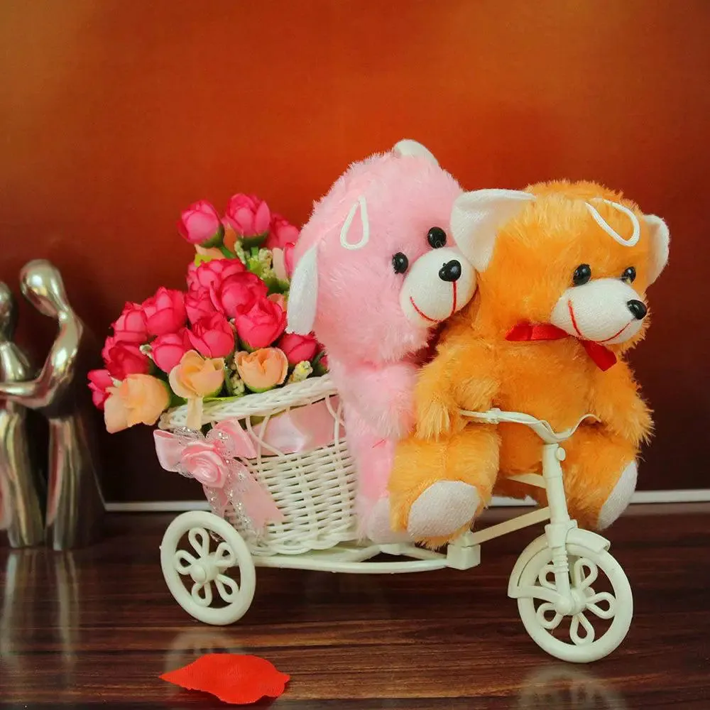 Adorable Off White and Pink Valentine's Day Special Gift Set (Pack of 3)