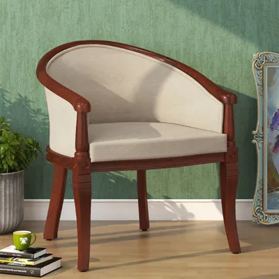 Aesthetic Traditional Teak Wood Arm Chair