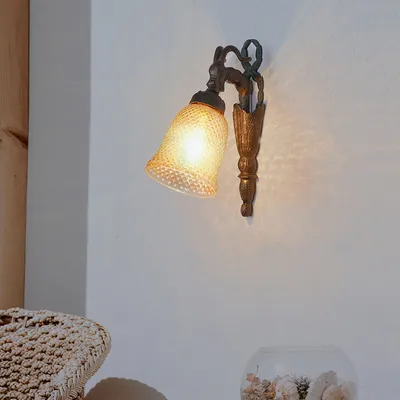 Antique Mid-Century Style Single Light Wall Sconce