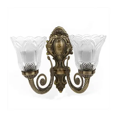 Attached Vintage Motif Wall Light  (Bulb not included)