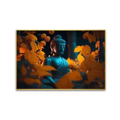 Autumn Enlightenment Buddha Canvas Wall Painting