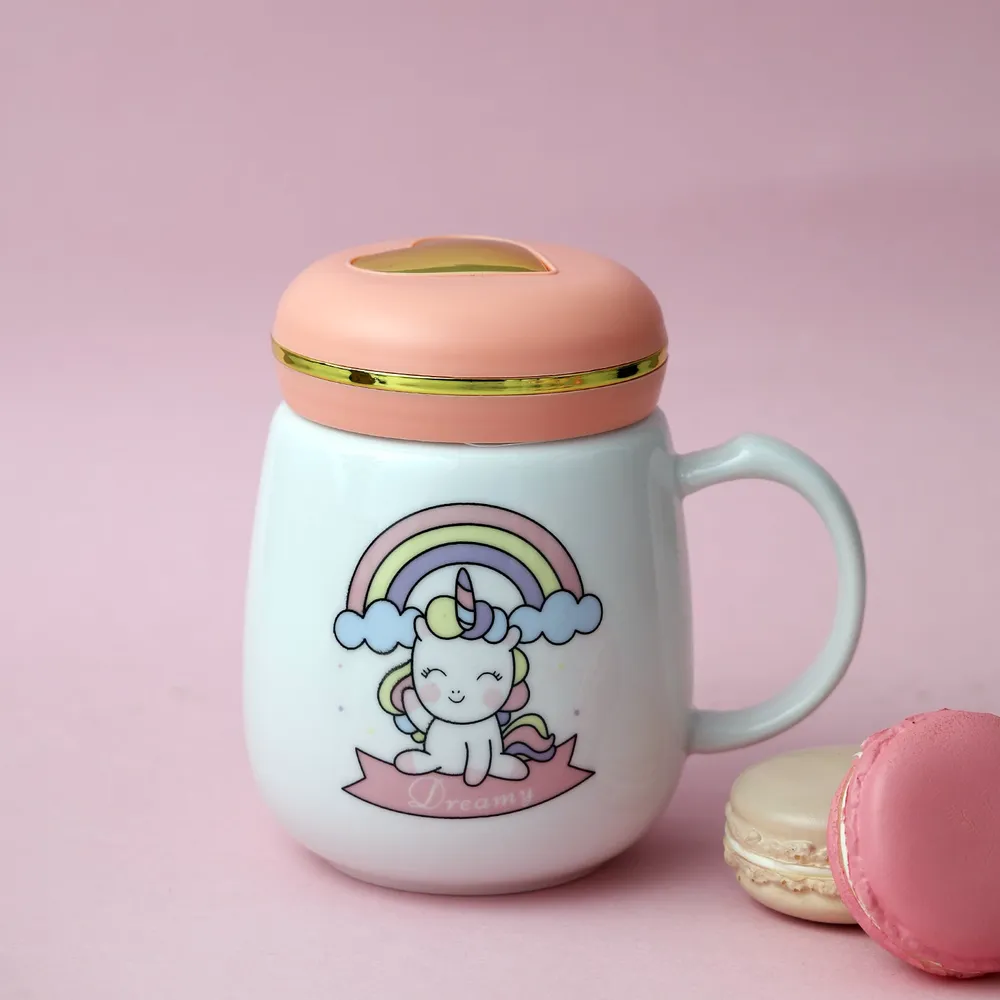 Baby Unicorn Designer Rainbow Mason Jar