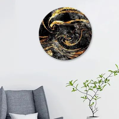Beautiful Abstract Art Round Shape Canvas wall Painting