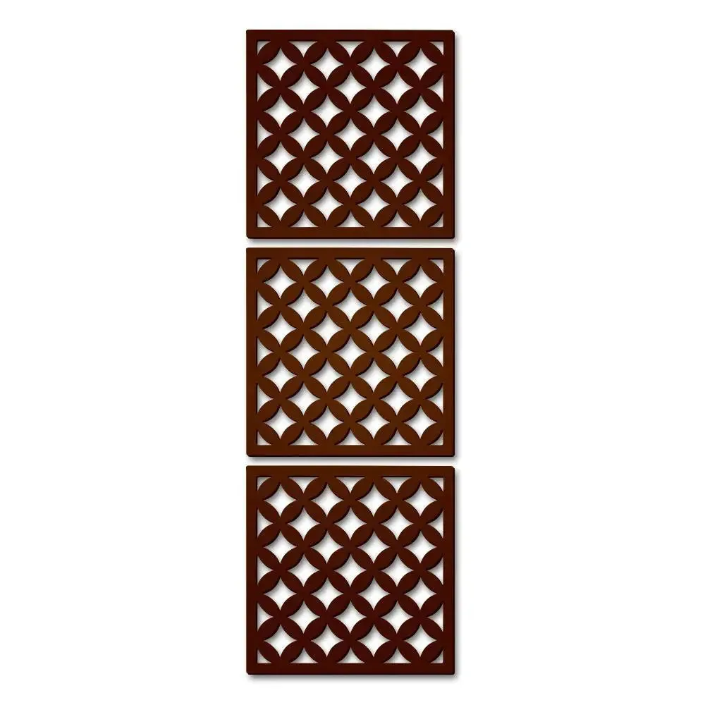 Beautiful Brown color Floral Design Wooden Wall Hanging.
