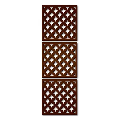 Beautiful Brown color Floral Design Wooden Wall Hanging.