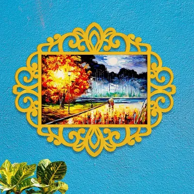 Beautiful Couple Scenery Canvas Print in Decorative Frame