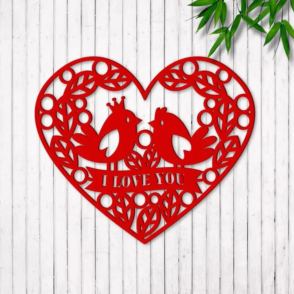 Beautiful love Birds Design Wooden Wall Hanging,  Living Room Wooden Wall Decoration