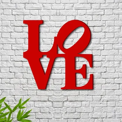 Beautiful Love Design Wooden Wall Hanging,  Living Room Wooden Wall Decoration