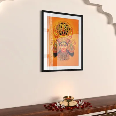 Beautiful Maa Durga  Framed Wall Painting