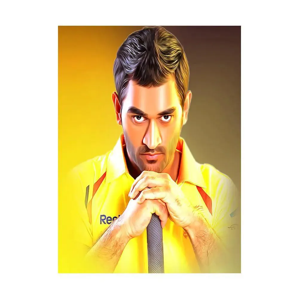 Beautiful MS Dhoni Wall Poster Frame