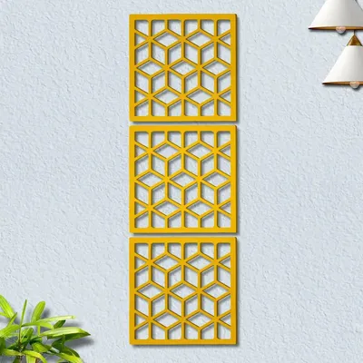 Beautiful Pale color Floral Design Wooden Wall Hanging.