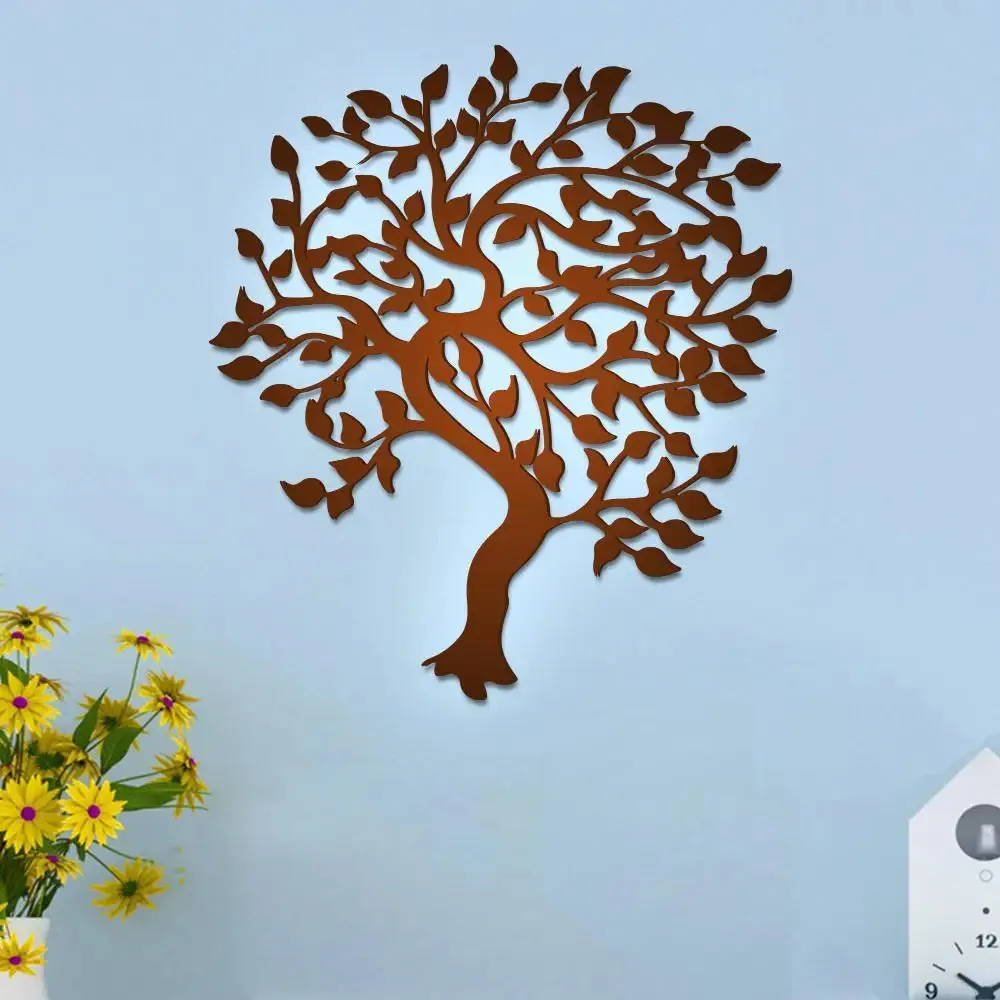 Beautiful Tree Design Wooden Wall Hanging, Living Room Wooden Wall Decoration
