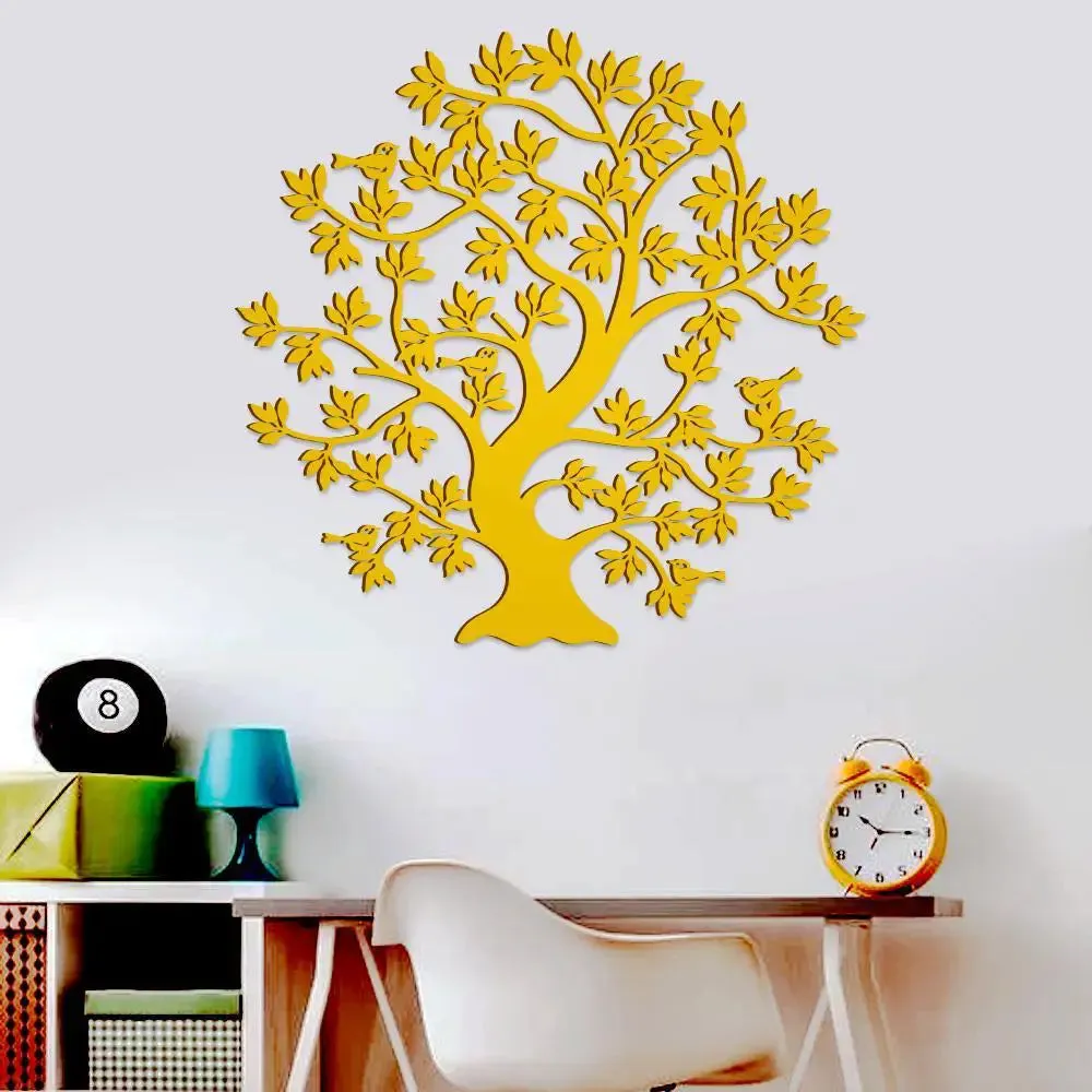 Beautiful Tree Design Wooden Wall Hanging, Living Room Wooden Wall Decoration