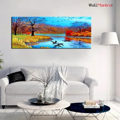 Big Nature Scenery Wall Painting Canvas Print Wall Hanging