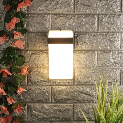 Black Metal Outdoor Led Wall Light