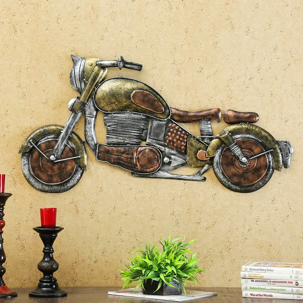 Bronze Brushed Old Age Heavy Bullet Metal Wall Art