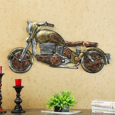 Bronze Brushed Old Age Heavy Bullet Metal Wall Art