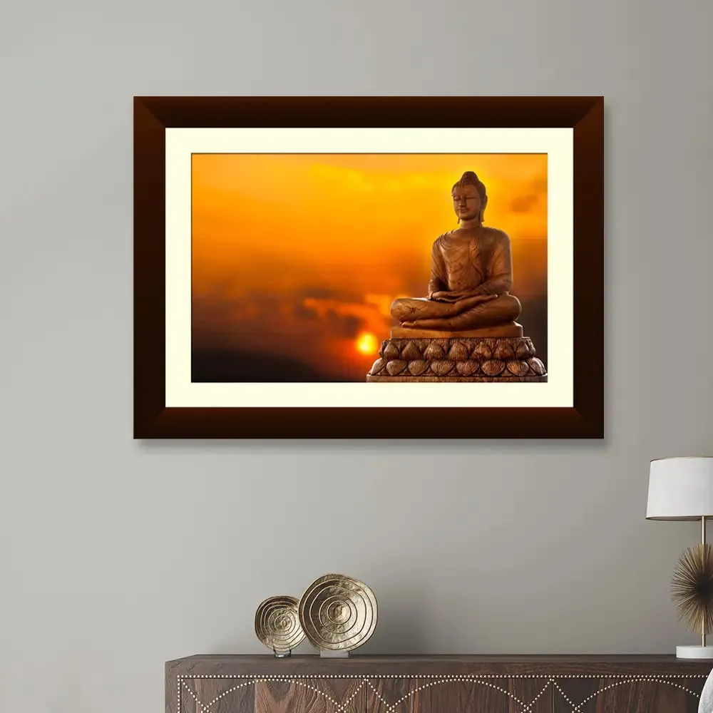 Buddha Framed Wall Painting to Decor your living Area (Standard)