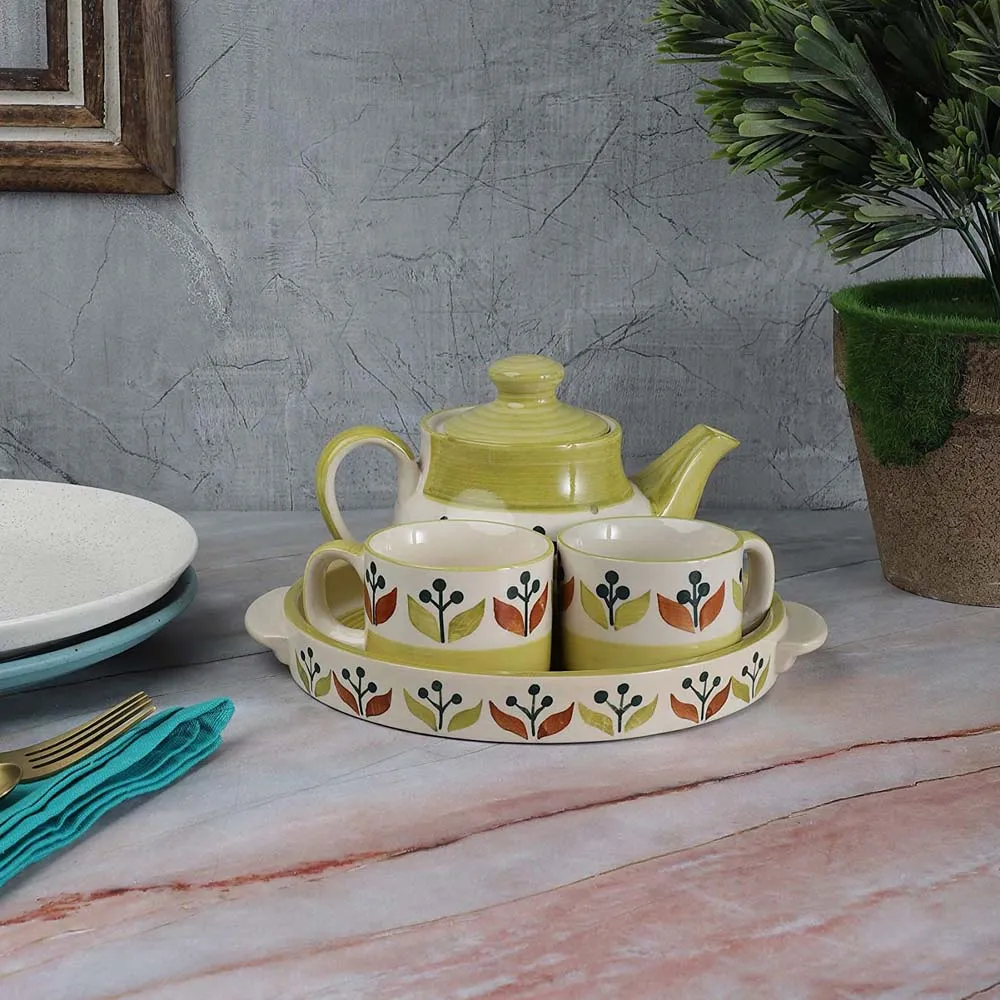 Ceramic Heat Resistant Kettle Set oF 4