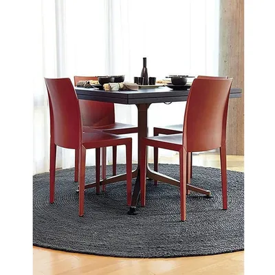 Charcoal Tint Round Jute Rug