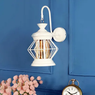 Club Feels Classic White Suspended Wall Light