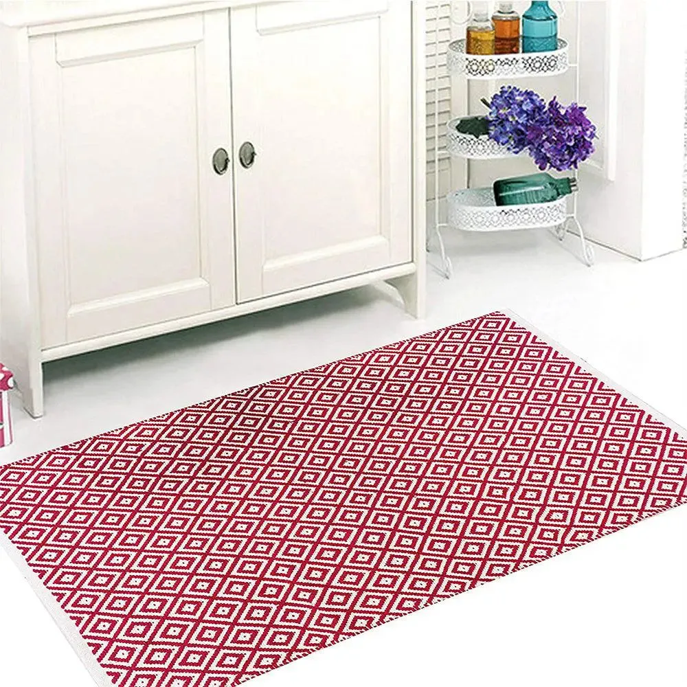 Coffee Designer Handwoven Area Rug (60 x 120) cm