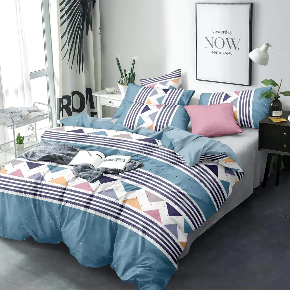 Colorful Aztec Print Double Comforter (Multicolor)