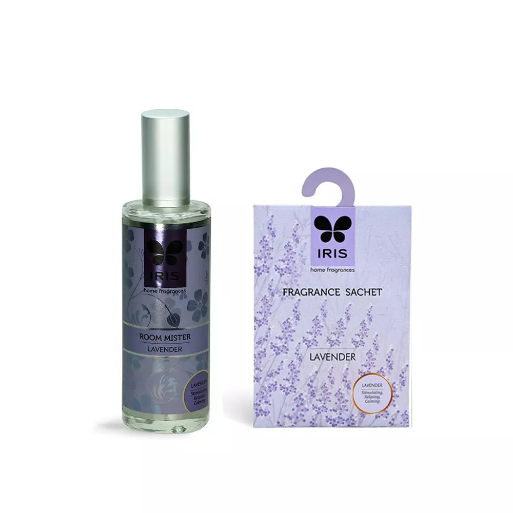 Combo Pack Of Lavender Fragrance Sachet &100ml Room Mister Spray