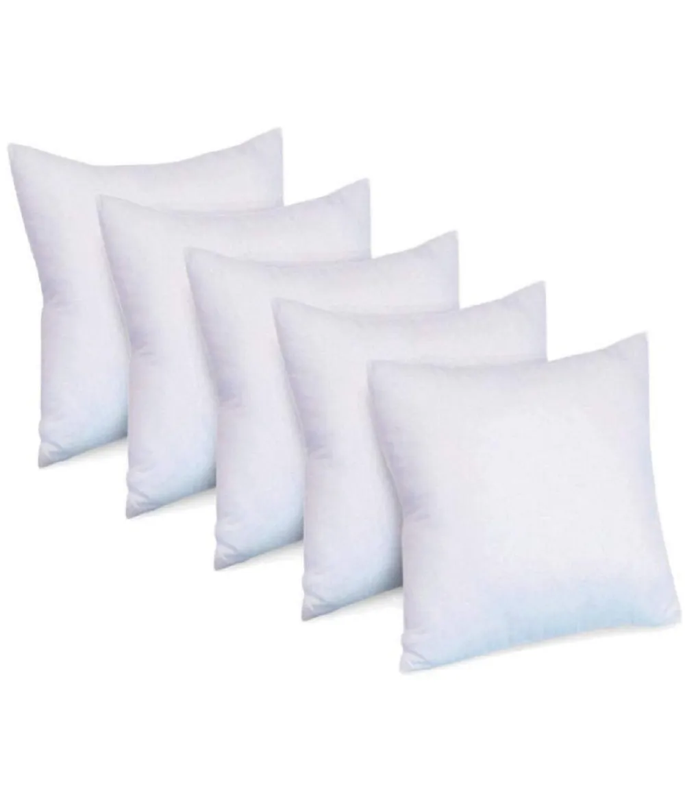 Comfy Plush Polyfill Cushion Filler Set Of 5 (16 x 16) Inches