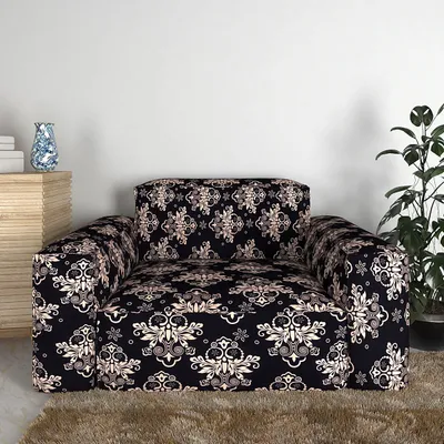 Cortina Spandex Stretchable Traditional Motif Sofa Slip cover