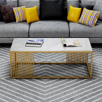 Crafted Designer Metal Center Table
