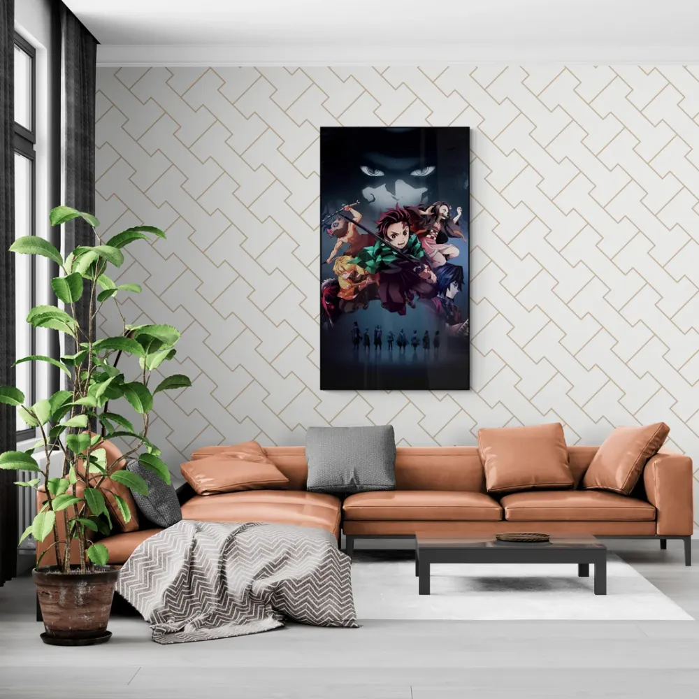 Demon Slayer All Anime Canvas Wall Painting