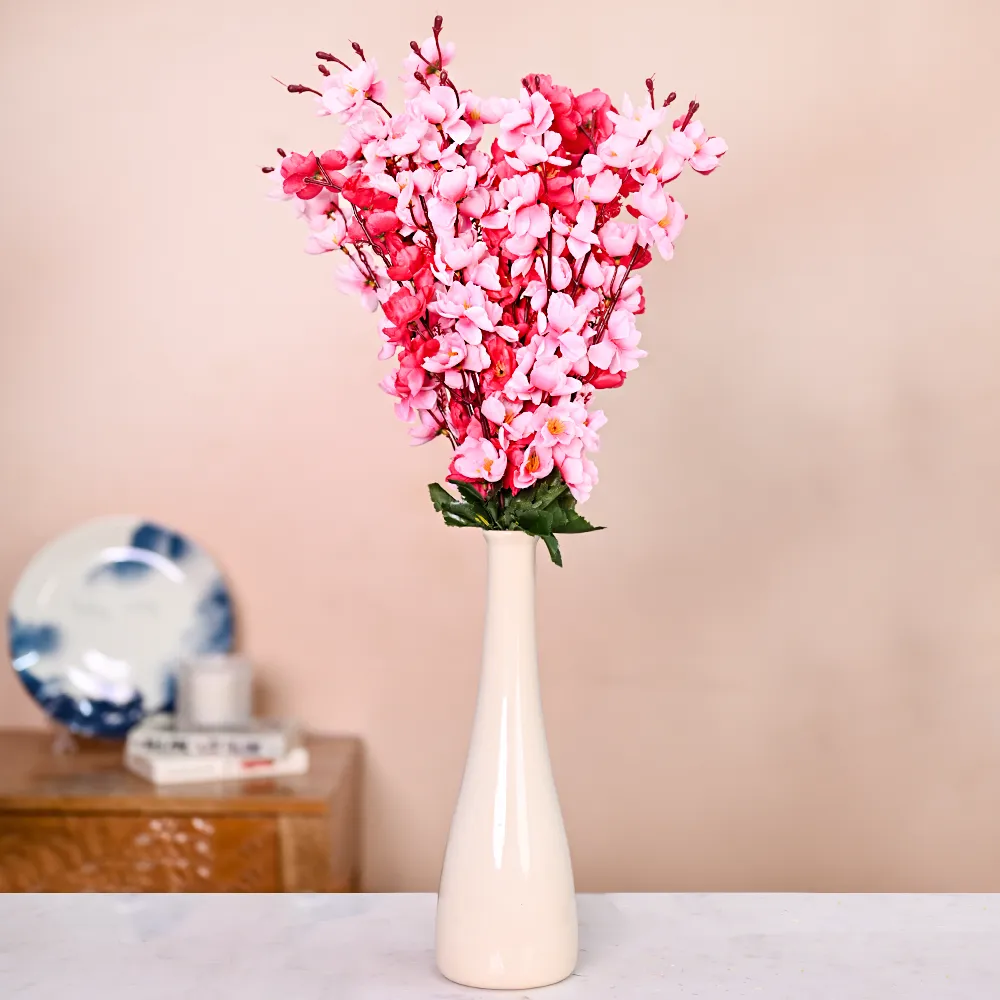 Dreamy Pink & Magenta Artificial Orchid Bunch Combo