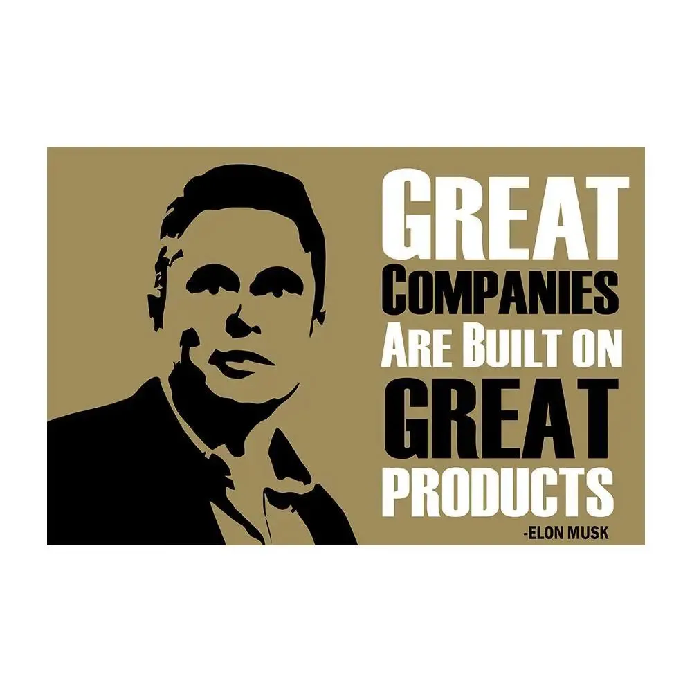Elon Musk Quote  Poster
