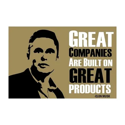 Elon Musk Quote  Poster