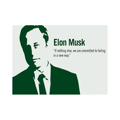 Elon Musk Quote  Poster