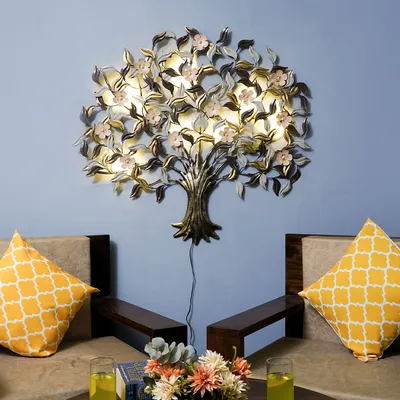Enchanting Tree Detailed Metal Wall Art