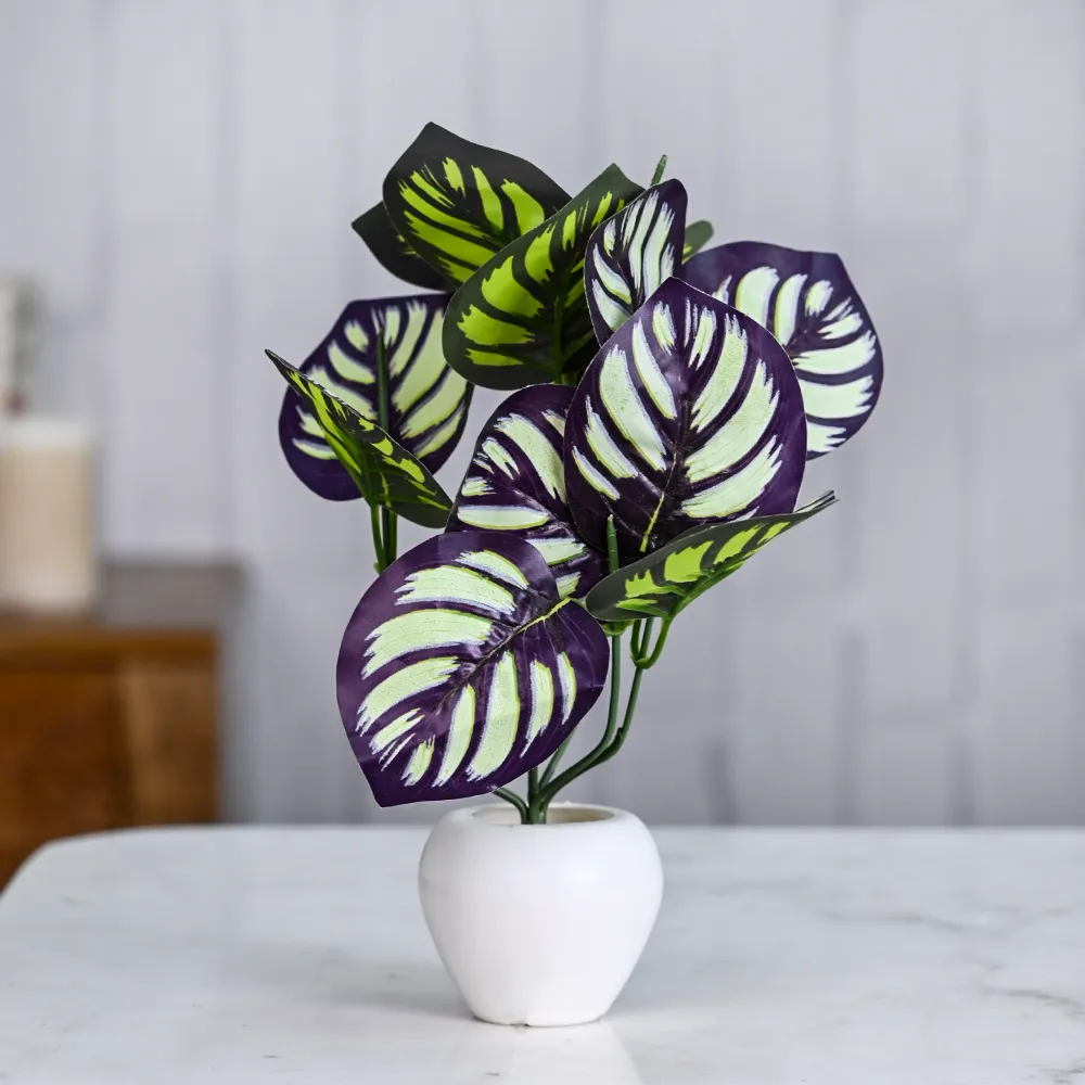 Exotic Tropical Artificial Plant With Pot