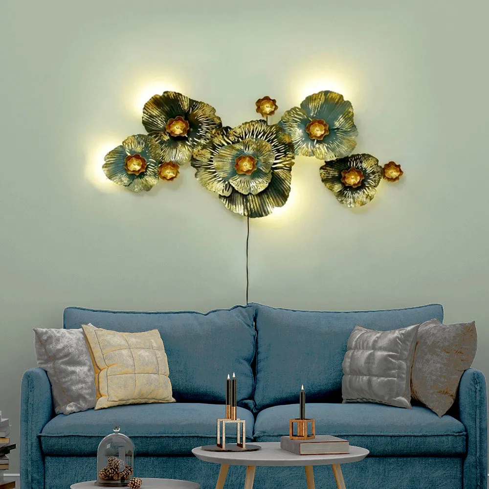 Floral Abstract Metal Wall Art