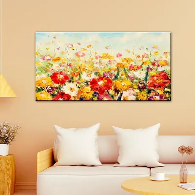 Flower Garden Nature Canvas Printed Painting