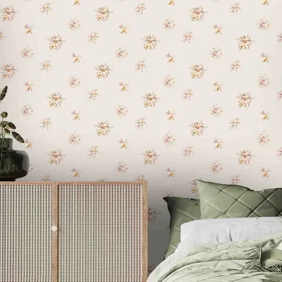 Flower Shower Textured Premium Wallpaper- Primo Collection