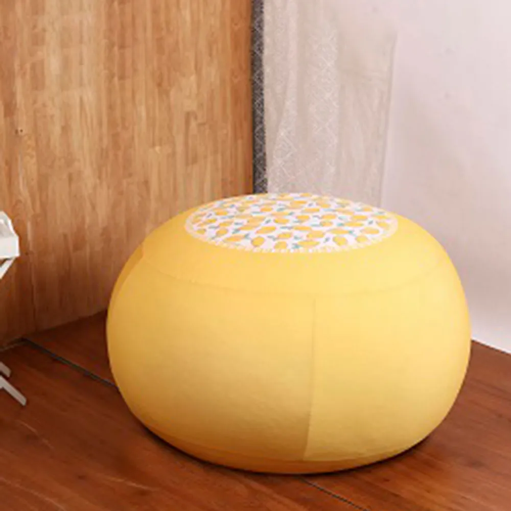 Fresh Lemon Summer Vibes Yellow Bean Bag (Beans Not Included)