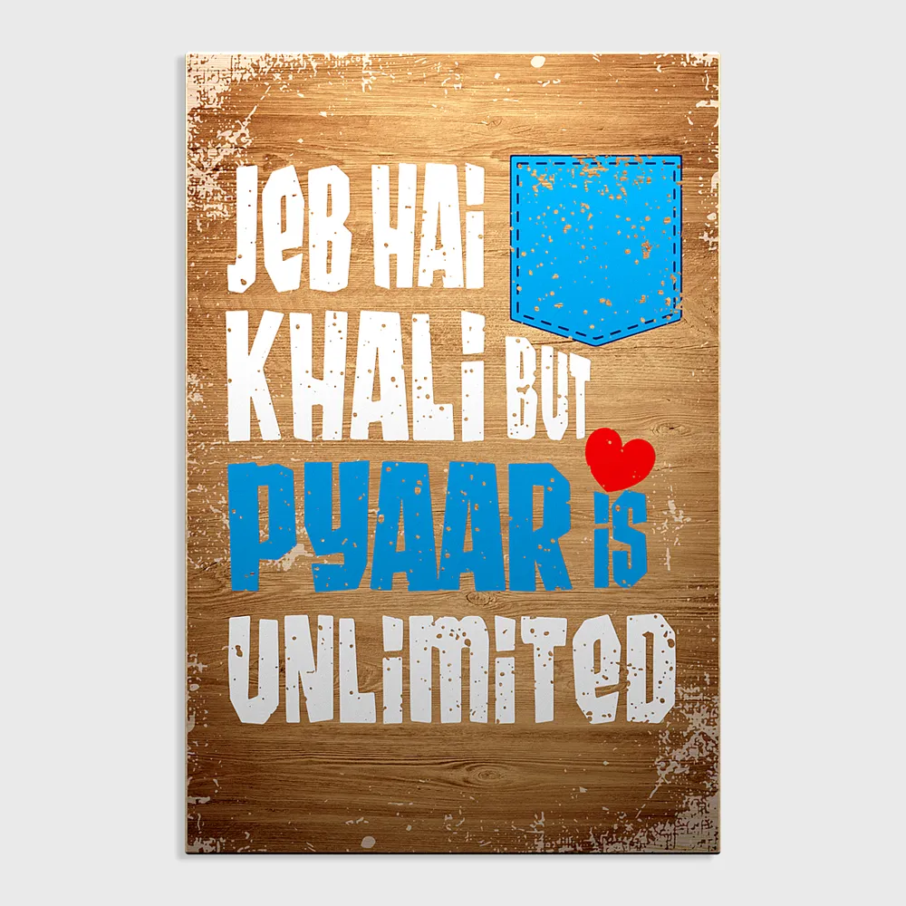 Funny Romantic Quote Wooden Sign
