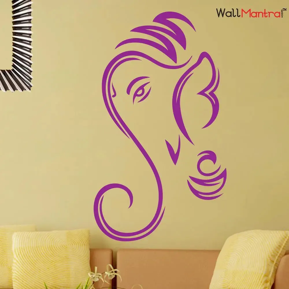 Ganesha Wall Sticker And Wall Decal