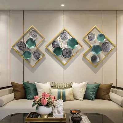 Geometric Designer Abstract Metal Wall Art