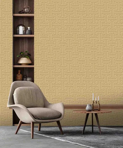 Giorgio Greek Pattern Textured Premium Wallpaper- The Art of Gravure