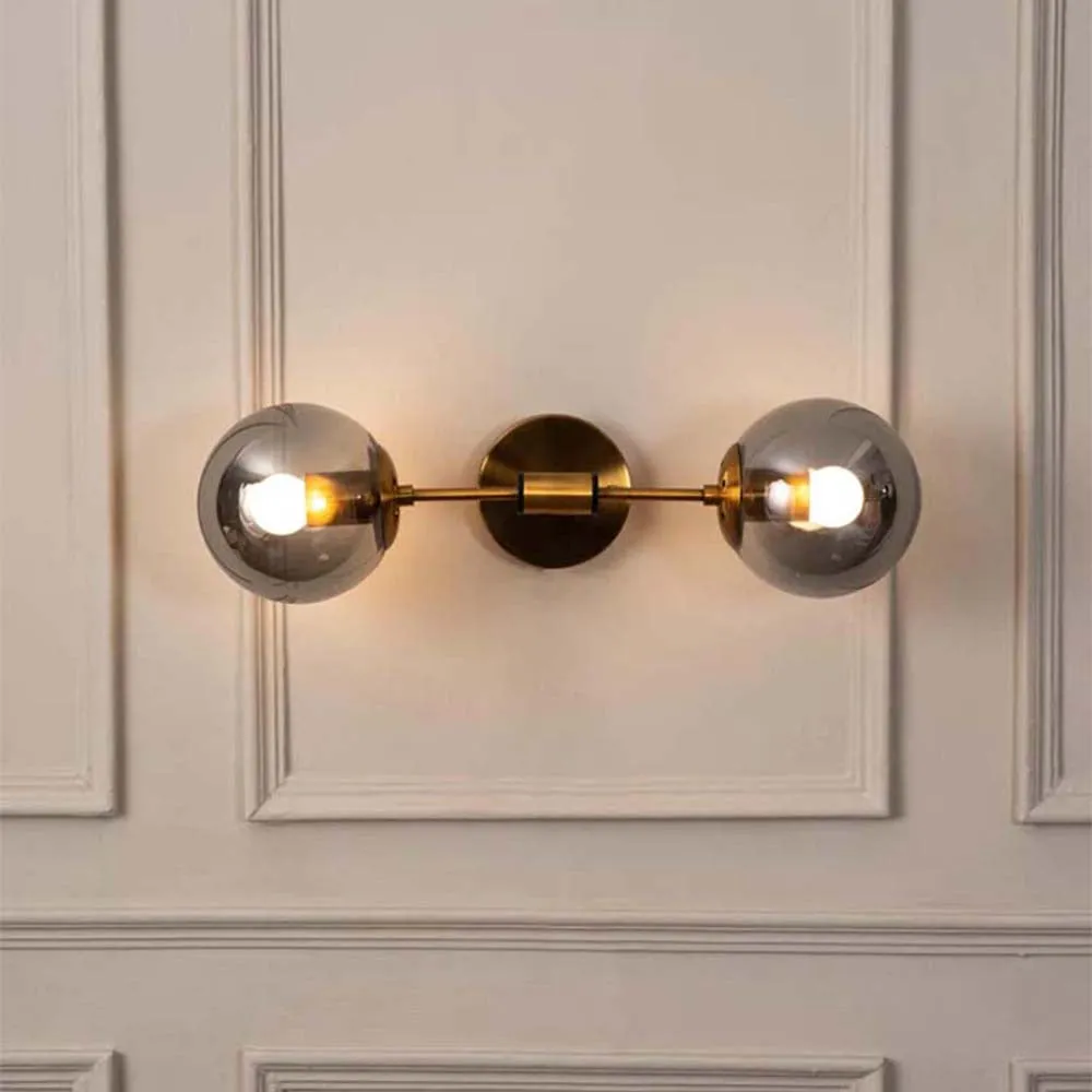 Globe Double Linear Wall Sconce