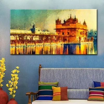 Golden Temple Canvas Printed Painting